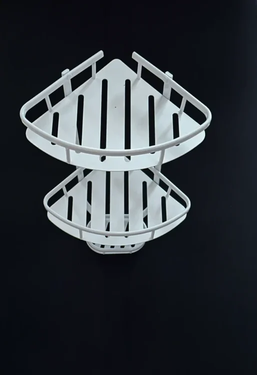 قیمت جا صابونی کنج دو طبقه سفید