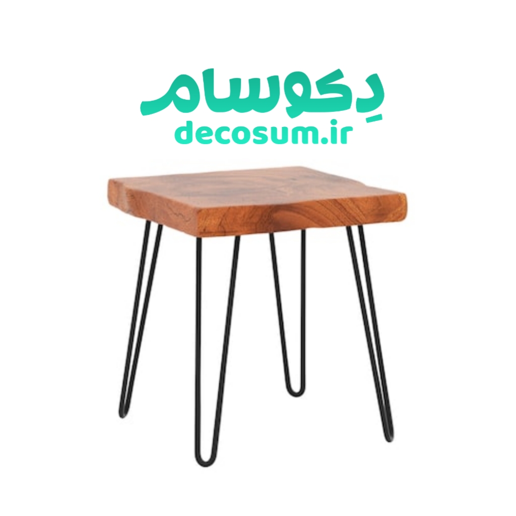 پایه میز عسلی مشکی سایز بندی- دکوسام